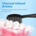 Replacement Toothbrush Heads for Burst Sonic Toothbrush, Soft Charcoal Bristles for Deep Clean, Black, Pack of 5