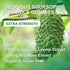 Soursop Graviola Gummies 60 Gummies - 1800mg Soursop Leaves Extract with 200mg Sea Moss for Antioxidant & Immune