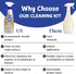 Hiboss 25oz, Bar Keepers Friend Spray + Foam Cleaner Bundle with Cleaning Grout Brush & Premium Dual-Sided Microfiber