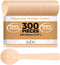 300 Pack of 3.9 inch Disposable Small Wooden Spoons, Biodegradable Mini Sample Spoons