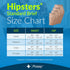 TIDI Posey Hipsters, Unisex, Medium – Qty: 1 – Comfortable, Washable Low-Profile Hip Protection Pads
