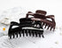 Super Large Thick Hair Clips - Crystal Plastic Claw Clamps Hairgrips Accessories for Women, 2 Pack (D)