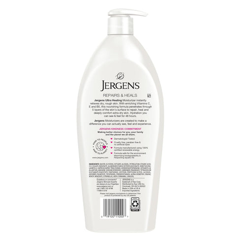 Jergens Ultra Healing Dry Skin Moisturizer, 32 Ounce - Body and Hand Lotion for Extra Dry Skin