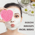 60-Count Compressed Facial Sponges, 100% Natural Cosmetic Spa Sponges for Cleansing, Exfoliating Mask (Pink Heart)