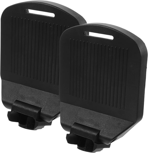 VILLCASE 2pcs Heavy Duty Adjustable Wheelchair Footrests Universal Replacement Foot Pedals Stable