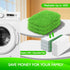 Reusable Microfiber Mop Pads Compatible with Swiffer Sweeper, 8 Pack Dry Sweeping & Wet Mopping Cloths