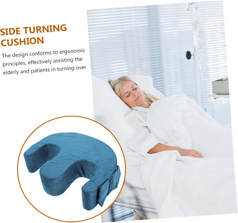 Ipetboom Ergonomic Side Turning Cushion for Bedridden Patients Multifunctional Nursing Support Wedge with Non-Slip