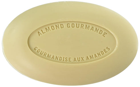 South Of France French Milled Vegetable Bar Soap, Almond Gourmande, 6 Oz