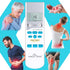 Easy@Home TENS Unit - Electronic Pulse Massager for Pain Relief, FSA Eligible Home Use Device Gift for Parents