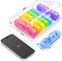 HFLYJPYW 3 7 Pill Organizer Times a Day, Weekly Pill Box Day, Daily Medicine Organizer Case to Hold Vitamins
