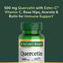 Immune 500mg, 60 count Natures Bounty Quercetin, Support, With Vitamin C, Rose Hips, & Rutin