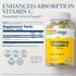 SOLARAY Liposomal Vitamin C 500mg, Enhanced Absorption Blend with Fatty Acids, 100 VegCaps, 60-Day Guarantee