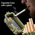 Waterproof Cigarette Case, Multipurpose Holder for 20pcs 85mm King Size Cigarettes for Outdoor Use