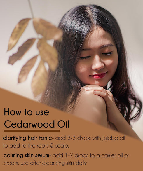 Cedarwood Himalayan Essential Oil, 8 fl oz (237 ml) Aluminum Bottle w/Plug Cap - 100% Pure - GreenHealth