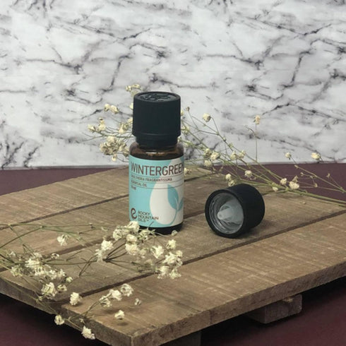Rocky Mountain Oils Wintergreen Essential Oil 15 ml - Pure and Natural for Aromatherapy and Diffuser Use.