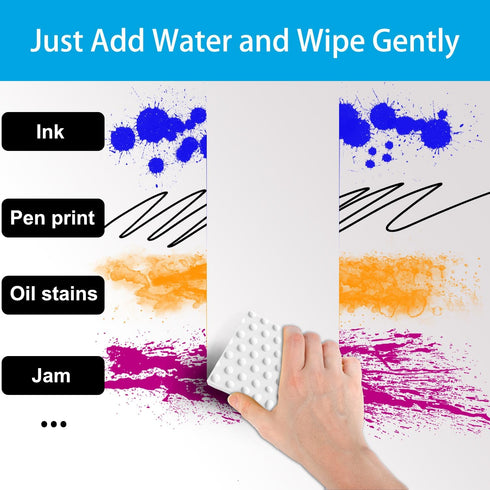 Magic Sponge Erasers, 20 Pack 2X Density Extra Thick Melamine Sponge Foam Pads, Multi-Functional Household Cleaning Sponge Cleaner for Kitchen, Bathroom, Bathtub, Sink, Wall Cleaner by SmilinFit