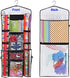 ProPik Double-Sided Gift Wrap Organizer, Wrapping Paper Storage with Multiple Pockets, Fits 40 Inch Rolls (Black seam)