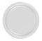 Party Favors Plus 24 Plates 9" Paper Dinner Lunch Plates Wax Coated - White