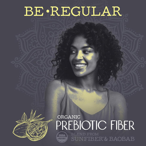 Sunwarrior Fiber Supplement Prebiotic Organic | Vegan Plant-Powered Gut Health Booster | 8oz Pouch (30 SRV)