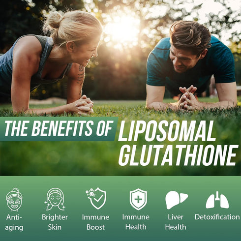 Liposomal Glutathione 2000 MG Supplement with Hyaluronic Acid, Collagen Peptide & Resveratrol, 60 Count