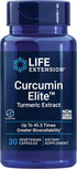 Life Extension Curcumin Elite Turmeric Extract - 270x Better Absorption, Gluten Free, Non-GMO, 30 Vegetarian Capsules