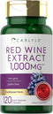 Carlyle Red Wine Extract Capsules | 1000mg | 120 Count | Non-GMO, Gluten Free Supplement