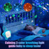 White Noise Machine for Baby with Star Projector | Sleep Aid Music for Nursery & Travel | Portable Sound Machine