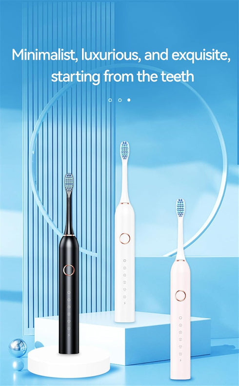 SWZEC Electric Toothbrush for Adults (White)