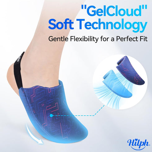 Pack Pack Hammer Hilph Foot & Toes Ice Wrap for Broken Toes & Surgery Recovery, Wearable Forefoot Gel Ice Cold Therapy