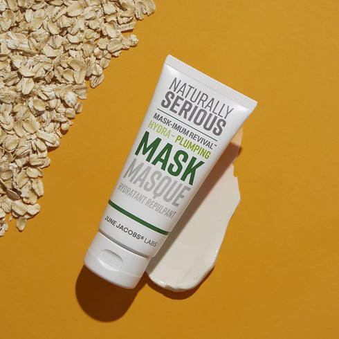 Naturally Serious | Mask-imum Revival Hydra-Plumping Mask, Hydrating Treatment Mask with Hyaluronic Acid, Kaolin Clay Mask, Vegan Skincare, Cruelty-Free Skincare