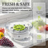 Pnawq (2pcs) Fruit Cleaner Machine, Efficient Portable Fruit and Vegetable Washers, Automatic Washer Spinner Machine