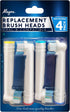 Professional White Replacement Brush Heads, Compatible with Oral-B Braun Electric Toothbrush, 12 Pro Style
