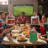 Resholder 30 3 8 8 3.15 Inch Pcs Football Clear PVC Gift Bags Bulk Styles Rugby Themed Snack Goodie Bags with Handle