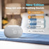 Reacher Auto-Dimmable Sound Machine Alarm Clock with Night Light, 20 Soothing Sounds, Sleep Timer