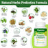 Probiotics for Women and Men - 300 Billion CFU, 24 Strains with 15 Organic Herbs, Vegan, 2 Month Supply for Digestive