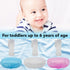 Baby Finger Toothbrush (Set of 3) - Silicone Baby Toothbrush with 3 Cases in Blue, Pink & Clear