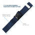 TIDI Posey Quick-Release Gait Belt - Navy Blue, 52”, Medical Supplies for Nurses, Physical Therapy & Home Care (6528Q)