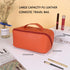 Large Capacity Travel Cosmetic Storage Bag with Handle, Portable Zipper Toiletry Bag for Women and Girls