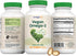 OmegaVia Vegan Omega 3 Supplement, 60 Softgels, 300mg Vegan DHA Omega-3 Fatty Acids, Plant Based, IFOS 5 Star Tested