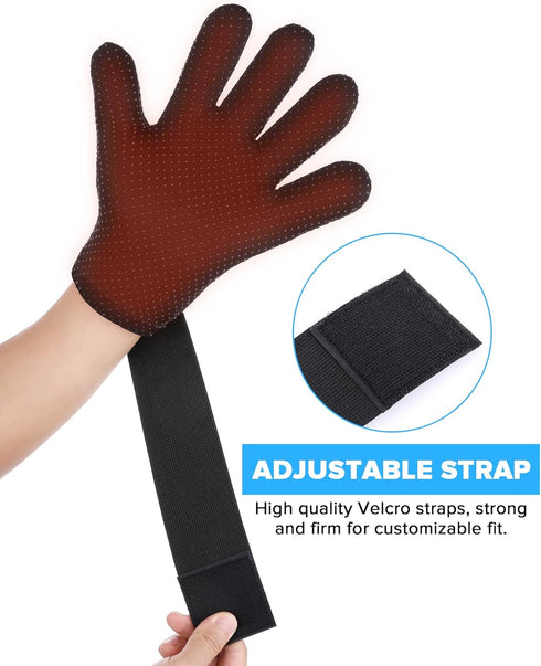 Full Finger Arthritis Ice Glove, Touch Screen Hand Ice Pack for Carpal Tunnel, Cold & Heat Therapy Pack of ONE