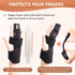 2 Finger Splint, Adjustable Finger Brace for Broken Fingers, Mallet Finger Splints, Arthritis Pain Relief (S/M)