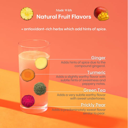 Hydralyte Liver Support + Electrolyte Mix with Milk Thistle, Turmeric, Ginger, 20 Packets - Pineapple Mango