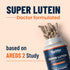 Super Lutein 444 Eye Vitamins - Unique & Clear Eye Supplements for Adults with Lutein Max Vision & Zeaxanthin