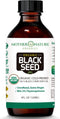 Mother Nature USDA Organic Black Seed Oil, Cold Pressed, 4oz for Immune and Joint Support