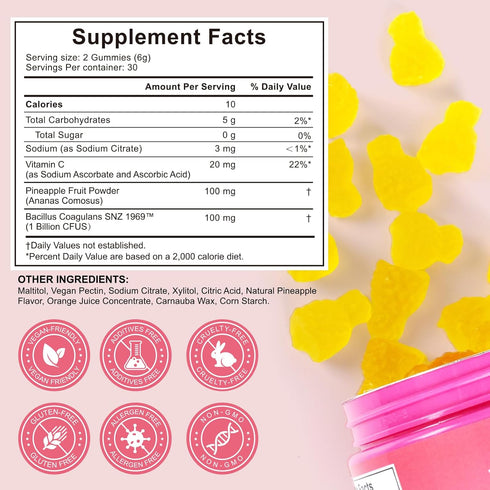 Gummies Gummies Balance,Immune Premium Vaginal Probiotics Feminine - Vaginal Health Supplements Feminine for Women PH