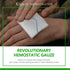 yueerbao 3" 5' Packing (3) Hemostatic Gauze for Quick Clot Trauma Kit x Kaolin Infused Quick Clot Gauze & Bleed Stop