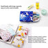 Tiger007 5.1x5.1 inches 5 Pack Sanitary Napkins Bag Menstrual Cup Pouch Nursing Pad Holder Cute Cotton Washable