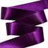 Morex Ribbon Double Face Satin Ribbon 7/8" X 50 YD Plum for Gift Wrapping, Birthday Cards, Crafts