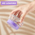 Tessco 24 Pack Plastic Jars with Lids, Round Refillable Cosmetic Containers, Empty Body Butter Jars for Cosmetics