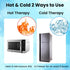 iTHERAU Migraine Relief Cap & Neck Ice Pack, 2Pcs-Set Reusable Headache Hat Ice Pack Mask, Gel Cold Compress Head Wrap